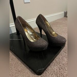 Charlotte Russe. Elegant Glitter High Heels. Size 8